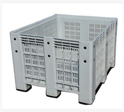 Perforéierte Plastik Crate