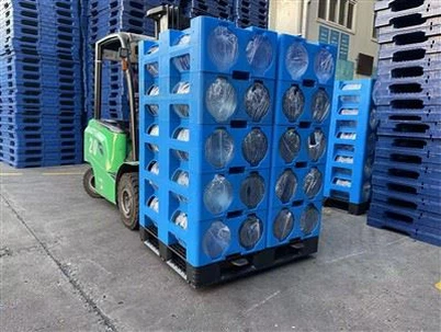 19L Fläsch Waasser Stockage Rack